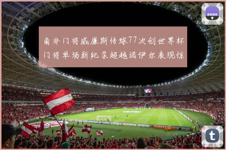 南非门将威廉斯传球77次创世界杯门将单场新纪录超越诺伊尔表现惊艳